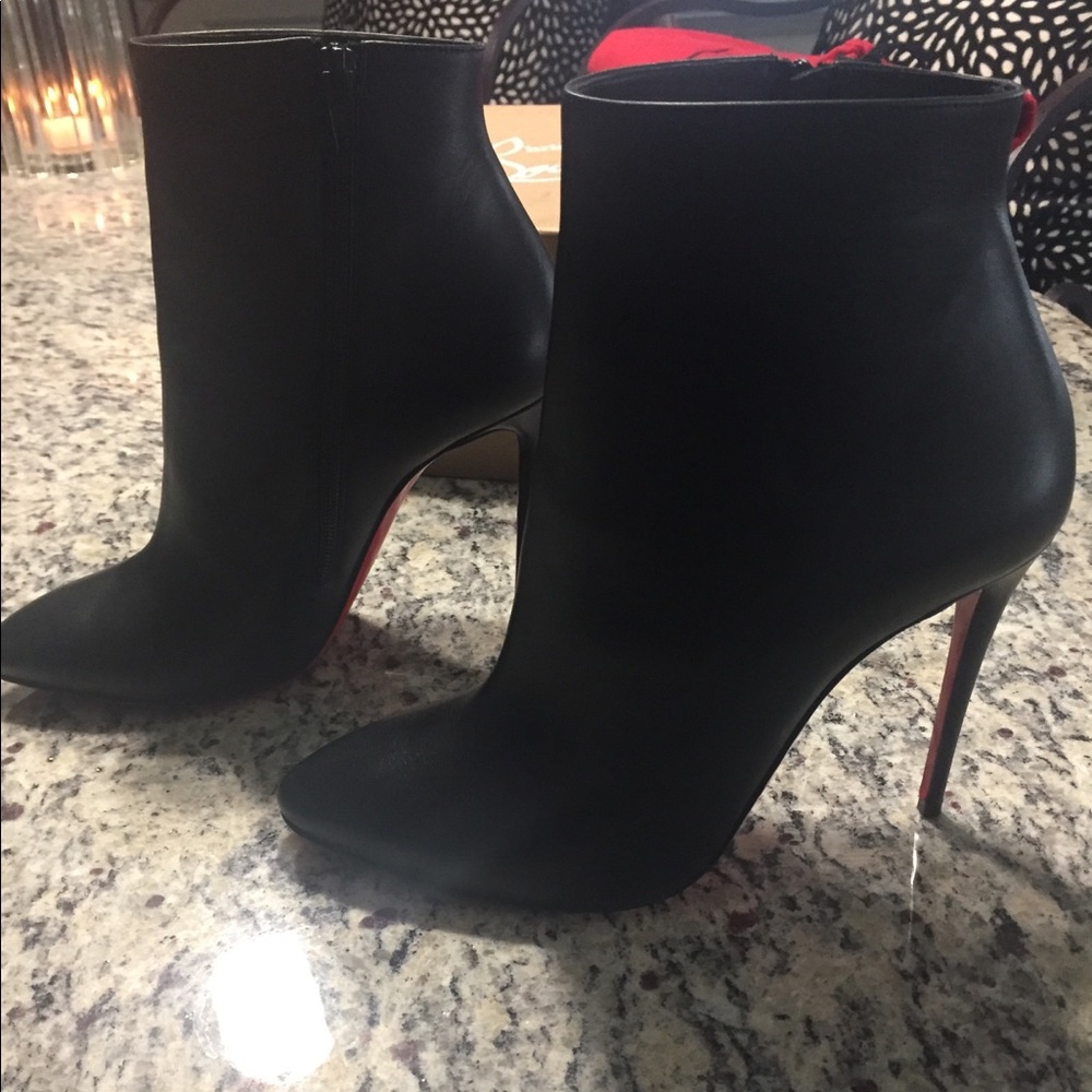 Christian Louboutin Eloise Black Ankle Boots